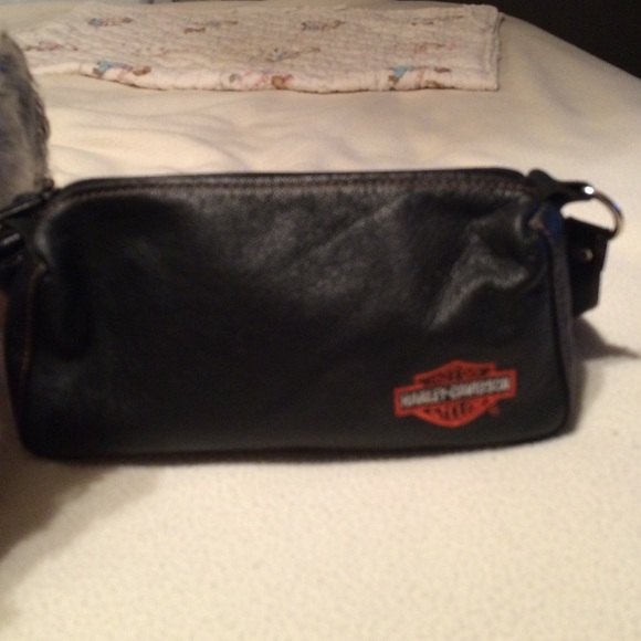 Small black Harley Davidson handbag. Perfect shape