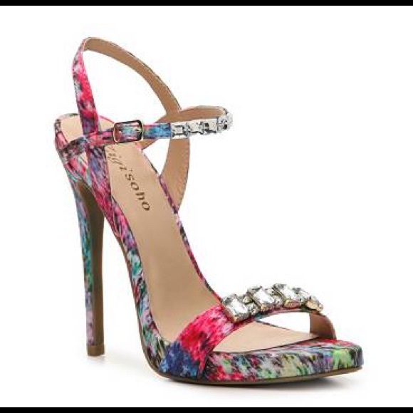 NEW Zigi Soho Watercolor Heel Sandals