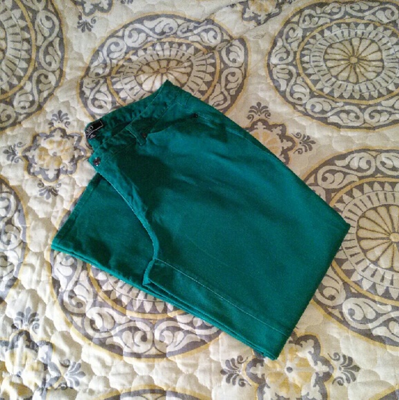 Green Denim Jeans