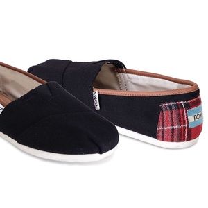 BNIB TOMS wool plaid patch - on hold
