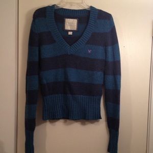American Eagle striped sweater