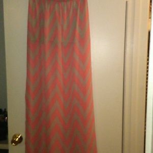 Sold SOLD SOLD!!! Long Chevron maxi skirt.