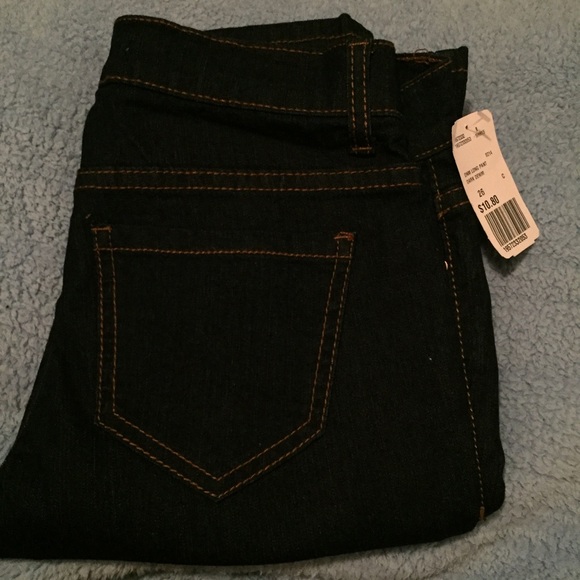 Dark blue denim jeans