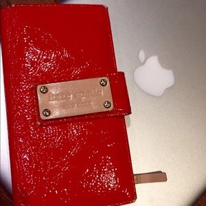 Kate Spade Red Leather Wallet