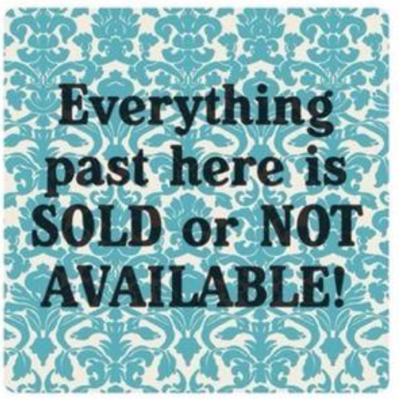 Items below have sold!