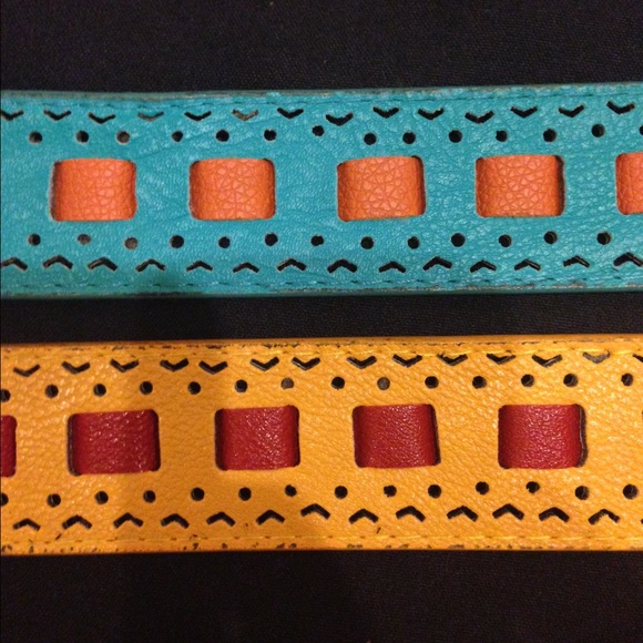 Accessories - Hipster patterned belts (bundle offer)