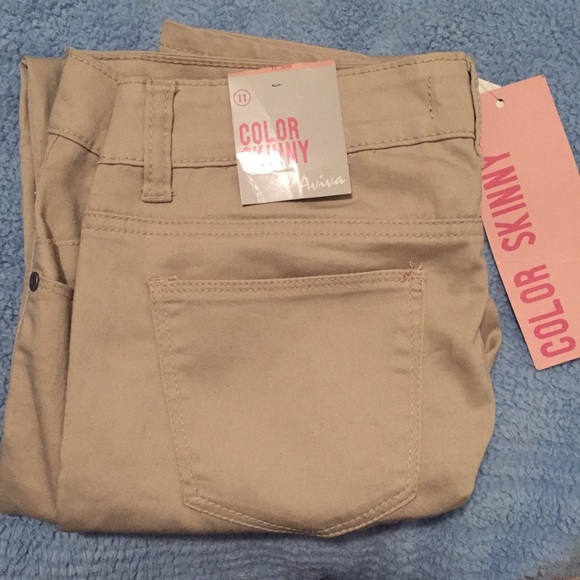 Color skinny Tan pants