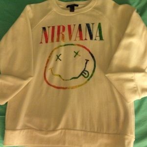 Nirvana small sweater from forever 21
