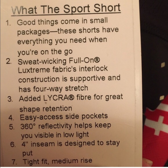 Lululemon what the sport short last pair. - Picture 3 of 4