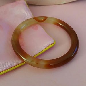 Red Injected Glass Bracelet