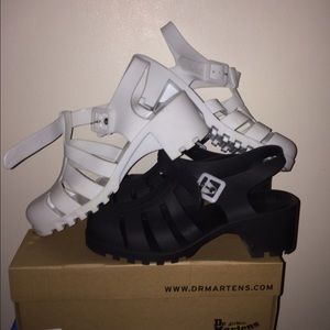 Black matte jelly shoes💖