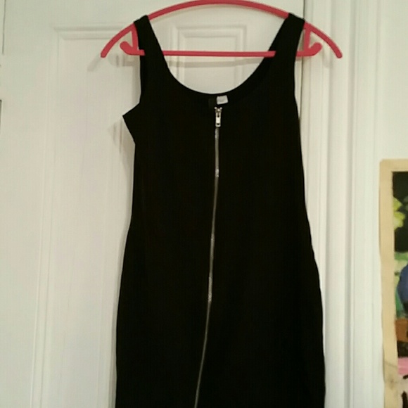 Zipper body con dress - Picture 2 of 4