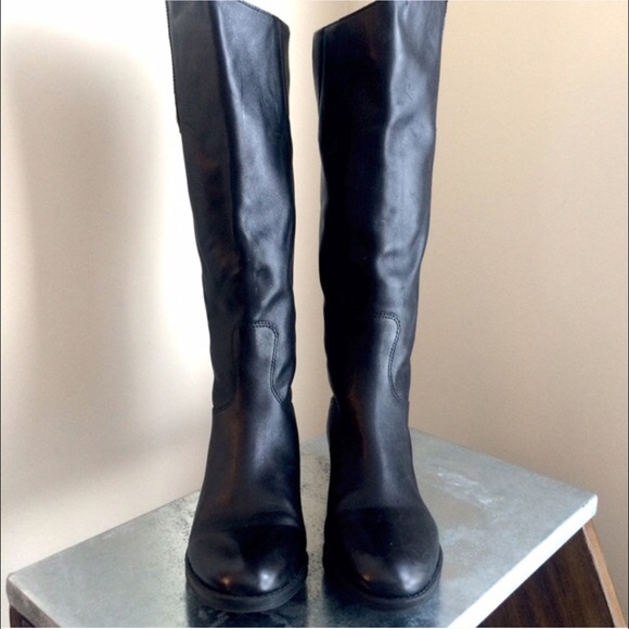 Leather boots