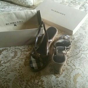 Burberry wedges