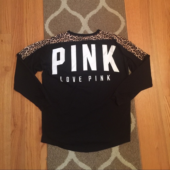 *SOLD* PINK Victoria's Secret cheetah variety crew - Picture 2 of 3