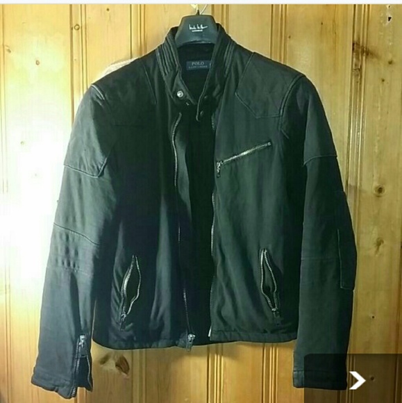 MEN Polo Ralph Lauren Knit Motocyle Jacket