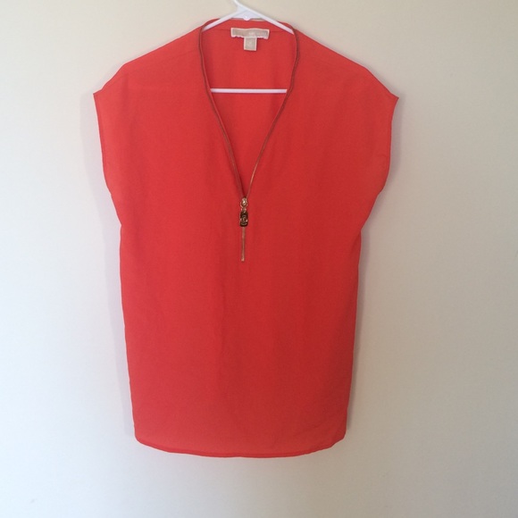 Michael Kors Zipper Blouse