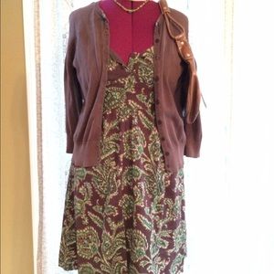 Floral paisley dress