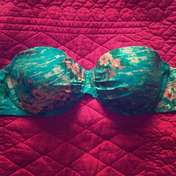 Aerie Push-up strapless bathing suit