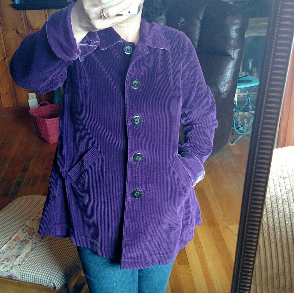 Concord Grape swing-style jacket