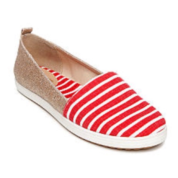 Kim Rogers Shoes - NEW Kim Rogers Red/Gold Flats - 9.5