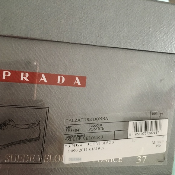 Prada suede sneaker - Picture 3 of 3