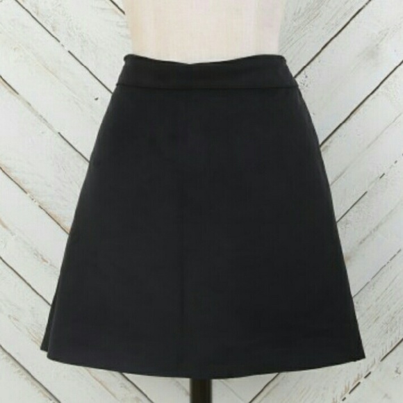Suede skirt - black