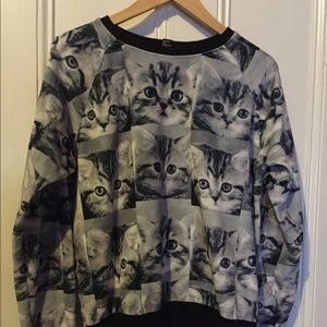 Forever 21 cat shirt