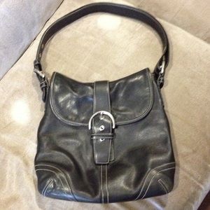 Coach leather handbag