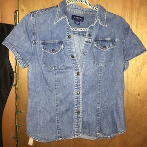 Guess Jean Button Up Shirt