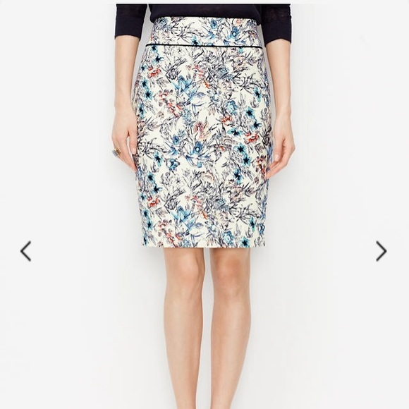 NWT | Ann Taylor | Botanic Pencil Skirt