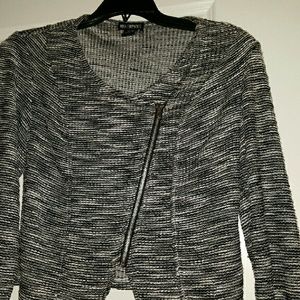 Make an offer! Unique zip up cardigan