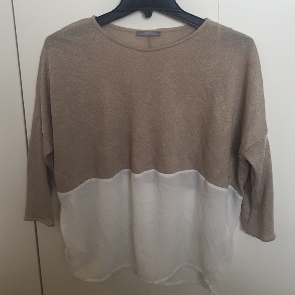 Zara half sleeve top! Size small