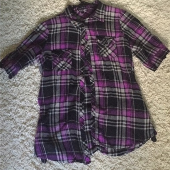 Short sleeved flannel