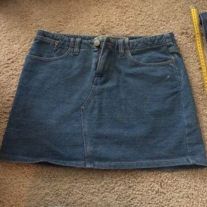 Express mini jean skirt!