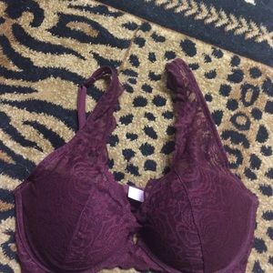 Pink lightly lined push up