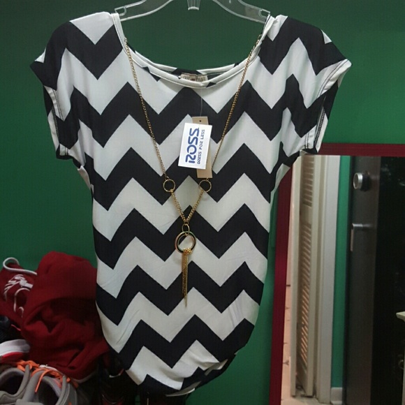 Chevron dressy shirt