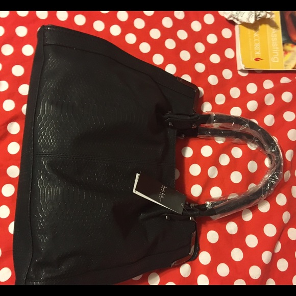 Black handbag