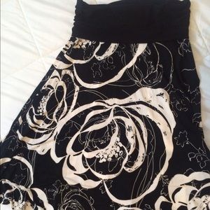 Black and white skirt