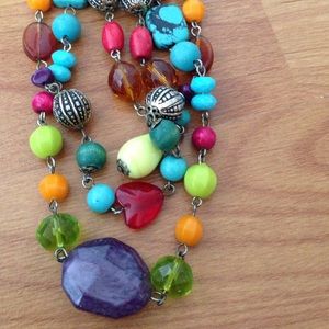 Color Beaded Necklace