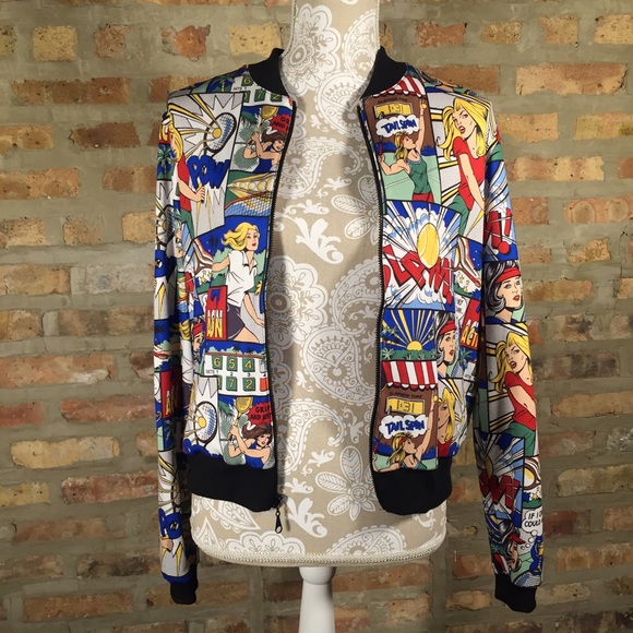 Comic Inspired Tennis Sport Jacket