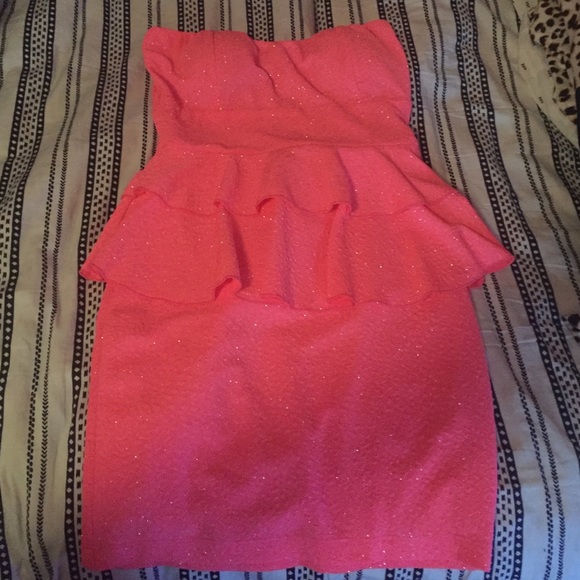 Gorgeous neon pink Windsor dress