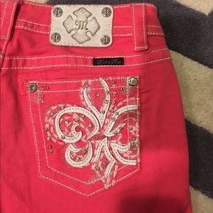 Pink Miss Me Skinny Jeans