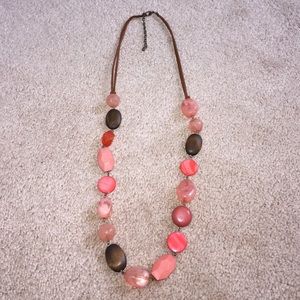 Pink/Brown necklace