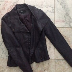 F21 Purple Leather Jacket
