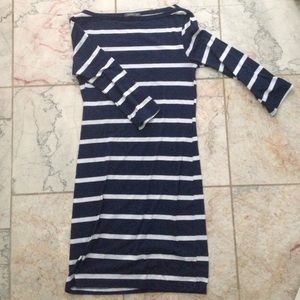 Nautical Striped Bodycon Dress