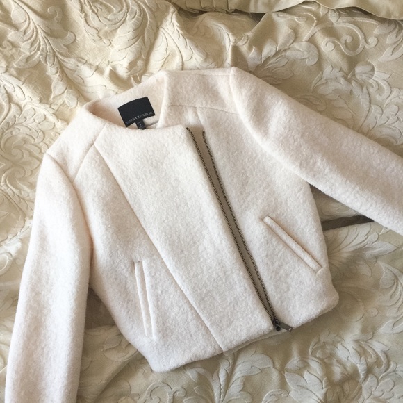 Cream Wool Banana Republic Jacket