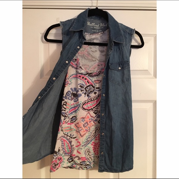 Chambray Denim Cut Off - Picture 3 of 4