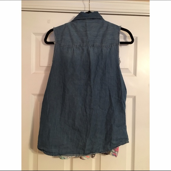 Chambray Denim Cut Off - Picture 4 of 4