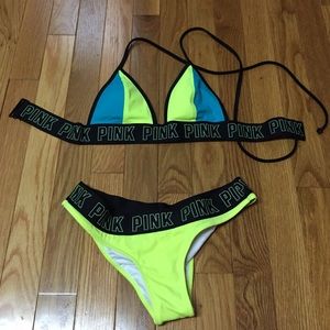 | VS PINK Logo Triangle Bikini |